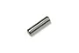 A single small cylindrical metal idle gear shaft pin shown on a white background.