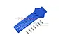 GPM Blue Aluminium Front Skid Plate RK331F-B