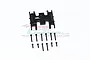 GPM Black Aluminium Centre Gear Box Skid Plate SCX24038B-BK
