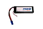 Prime RC 7.4v 5200mAh 50C hard case LiPo battery with a blue connector and balance lead against a white background.