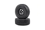 Losi 2.2/3.0" Alpine Front/Rear Off-Road Pre-Mounted Tyres on Black Rims 2Pcs LOS43025