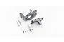 Kyosho Gunmetal Aluminium Front Hub Carrier Set For Inferno GT2. IGW001GM