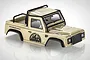Hobby Plus 1/24 Defender Mustard Yellow Painted Body Shell w/ Roll Cage 240136
