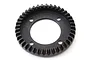 A black metal differential ring gear with 41 teeth for an RC car, shown from a top-down angle against a white background.