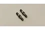 Two metallic Kyosho titanium turnbuckles shown against a plain light background.