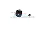 GPM Steel 16T 48dp/0.5Mod Pinion Gear LM016T-BK