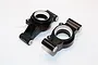 GPM Black Aluminium Rear Hub Carriers 2Pcs TXM022N-BK