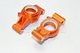 GPM Orange Aluminium Rear Hub Carriers 2Pcs TXM022N-OR