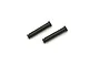 Two black metal king pins for Kyosho 1/10 Ultima RC cars, shown against a white background.