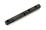 A Kyosho spur gear shaft for 1/10 Fazer RC cars, featuring a dark grey metal cylindrical design with multiple cross-drilled holes.
