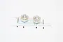 GPM Silver Aluminium 12mm to 17mm Wheel Hex Adapters 2Pcs ADT1707/2-S