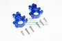 GPM Blue Aluminium Rear Hub Carriers 2Pcs UDR022-B