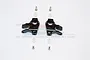 GPM Black Aluminium Steering Hubs 2Pcs SCX2021-BK
