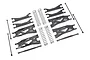 Traxxas 1/5 Black X-Maxx Wide Kit 7895