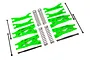Traxxas 1/5 Green X-Maxx Wide Kit 7895G