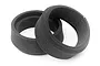Two grey foam tyre inserts for HPI Baja 5B RC buggy, shown against a plain white background.