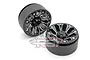 RGT 1.9" Black Aluminium Beadlock 8 Spoke Rims 2Pcs P860066
