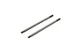 Two ARRMA 3x68mm metal shock shafts for RC vehicles, shown side-by-side against a white background.