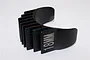A black aluminium motor heat sink with 18mm engraved on the side, designed for RC car motors.
