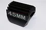 GPM Black Aluminium 45mm Motor Heat Sink GP45-BK