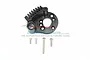 GPM Black Aluminium Motor Mount w/ Heat Sink Fins ER2018-BK