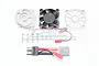 GPM Silver Aluminium Motor Heat Sink w/ Cooling Fan UDR018FAN-S