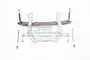 GPM Silver Aluminium Front Shock Tower w/ Body Posts RUS028-S