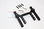 GPM Black Aluminium Rear Body Post Mount w/ Delrin Posts CRA201R-BK