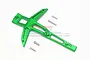 GPM Green Aluminium Front Chassis Brace TXMS048C-G