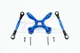 GPM Blue Aluminium Rear Tie Rods w/ Stabiliser Pcs GT049R-B