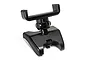 A black plastic Spektrum DX3 phone mount designed to attach to a radio transmitter handle.