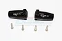 GPM Black Aluminium Rear Hubs 2Pcs SCX2022-BK