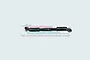 A black GPM Racing adjustable steering linkage for RC cars shown against a light background with a faint watermark.
