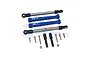 GPM Blue Aluminium Rear Sway Bars w/ Stainless Steel Turnbuckles 4Pcs LU4312RS-B