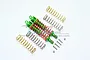 GPM Green Aluminium 102mm Rear Adjustable Shocks 2Pcs RUS4102R-G-OR