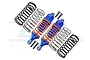 GPM Blue Aluminium 87mm Front Adjustable Shocks 2Pcs RUS087F-B-OR