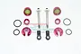 GPM Red Aluminium Front Shock Rebuild Kit w/o Shock Bodies MAS100F/KIT-R