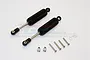 GPM Black Aluminium 95mm Internal Spring Shocks 2Pcs SCX2095X-BK