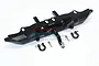 GPM Black Aluminium Rear Bumper w/ D-Rings & Drop Hitch TRX4330RA-BK