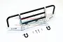 GPM Silver Aluminium Front Brush Guard Bumper w/ D-Rings TRX4330FE-S-BK
