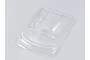 A clear, unpainted polycarbonate RC car body shell part for a 1/10 scale 2011 Camaro model, shown against a plain white background.