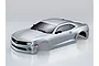 Killerbody 1/10 2011 Camaro Silver Painted Body Shell 48158