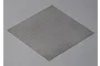 A square piece of black stainless steel mesh for RC car air intakes.