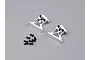 Killerbody 1/10 Silver Aluminium Rear Wing Mount 48115LSL