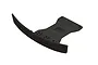 A black ARRMA wide front bumper for an RC car, shown from a high-angle perspective against a white background.
