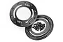 Rovan Black Aluminium HD 4.7" Outer Beadlocks 2Pcs w/ Hardware 95267B