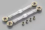 Rovan Silver Aluminium 5IVE-T Gen2 Steering Linkage 2Pcs 970693