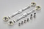 Rovan Silver Aluminium 5IVE-T Gen2 Front or Rear Upper Suspension Arms 2Pcs 970683