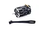 Surpass Rocket 540-V5R 13.5T brushless motor in black and silver with a sensor cable, isolated on a white background.