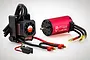 Surpass Hobby 150A ESC and 4068 1900KV brushless motor combo set with wiring and connectors.
